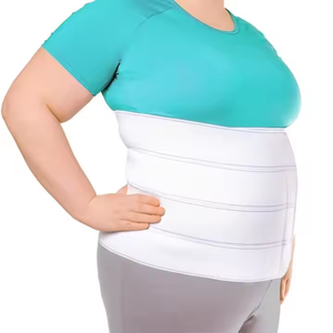Women's Postpartum Belly Band Abdominal Binder Universally Adjustable Elastic Rib Belt Breathable Corset Compression Chest Wrap