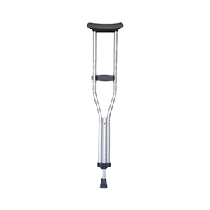 RAFU RF1001A CE Certified Aluminum Crutch 3 Height Ranges Buckle Adjust Tool-Free Split Folding