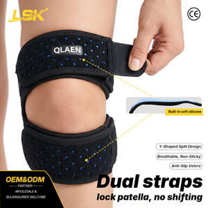 Dual-Strap Patellar Tendon Strap With Double Silicone Pads