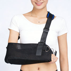 Custom logo Professional Adjustable Arm Sling Shoulder Immobilizer for Forearm Rehabilitation Support Breathable Brace