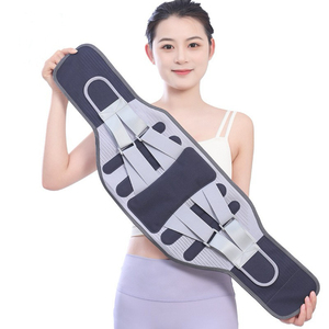 Conrida Adjustable 3D Lumbar Pad Back Brace Biomimetic Widened Support Bar