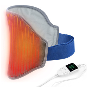 Gravity Pressure Heated Waist Support Belt Adjustable Temperature Muscle Relief Lumbar Wrap