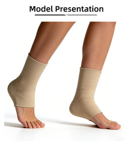 Wholesale High Elastic Ankle Support Sleeve, Breathable Nylon Spandex Compression Ankle Brace For Universal Daily Use