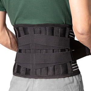 2024 OEM Gym Men Women Safety 3D Knitted Waist Brace Lower Spinal Decompression