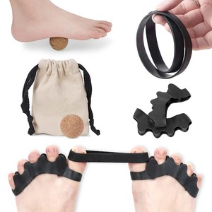 Toe Separators Splitters Protectors Yoga Cork Ball Kit