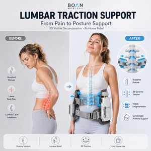 VCORE BAC-Y/S Portable Lumbar Traction Device Metal Material Waist Spine Decompression