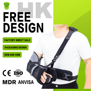 Adjustable Medical Breathable Shoulder Immobilizer With Abduction Pillow