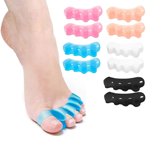 Overlapping Hammer Toe Straightener Soft Silicone Gel Toe Spacers