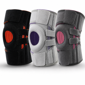 Adjustable Knee Brace with Side Stabilizers and Patella Gel Pad